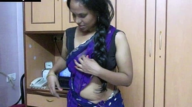Sexy Indian Babe Lily seduces her daughter's boy friend roleplay