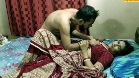 Indian xxx milf bhabhi real sex with husband close friend! Clear hindi audio